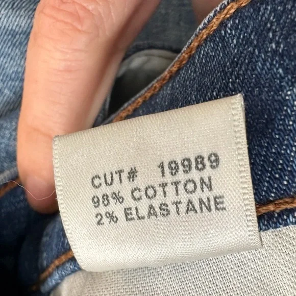 J Brand Adele Crop ankle Straight leg High Rise RIVAL Denim Jeans 27 -- 8334E476 - Picture 8 of 13